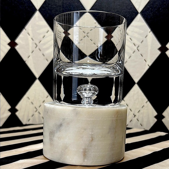 Luxury Double Old-Fashioned Glass Set of 4 | Hand-Blown Polish Barware | Crystal - Picture 1 of 11